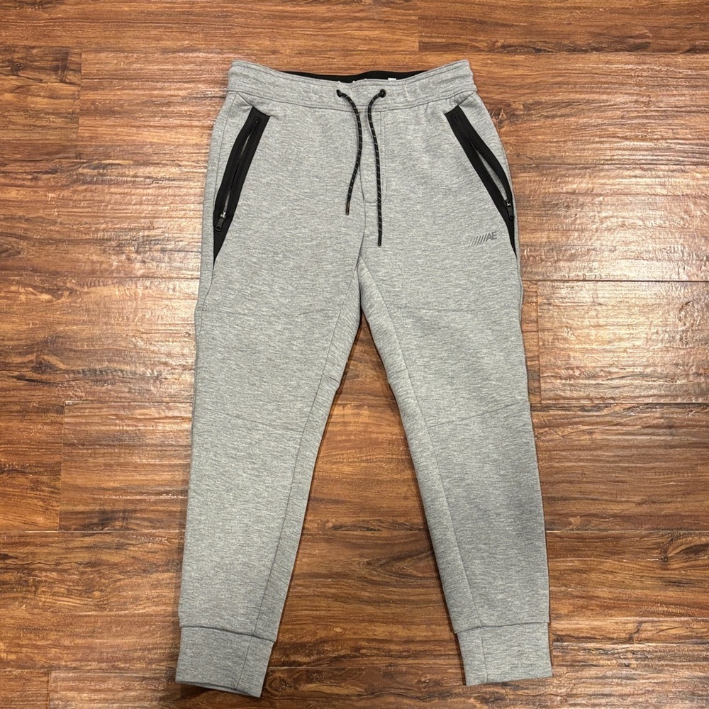 American Eagle Outfitters Gray Sweatpants with Black Accents